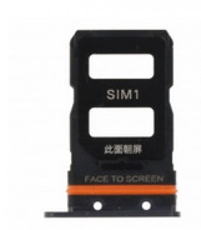 Xiaomi 12 / 12X Sim Tray Holder Black Original